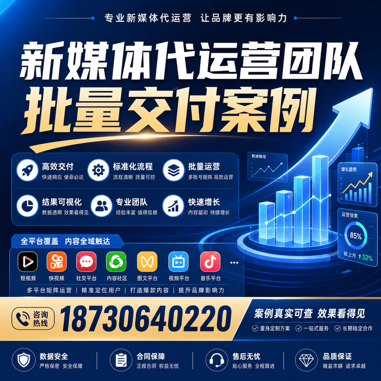 鹤岗代运营公司多客户账号批量高效交付案例