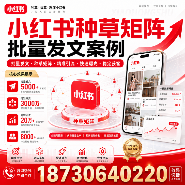 鹤岗小红书种草矩阵批量发文案例