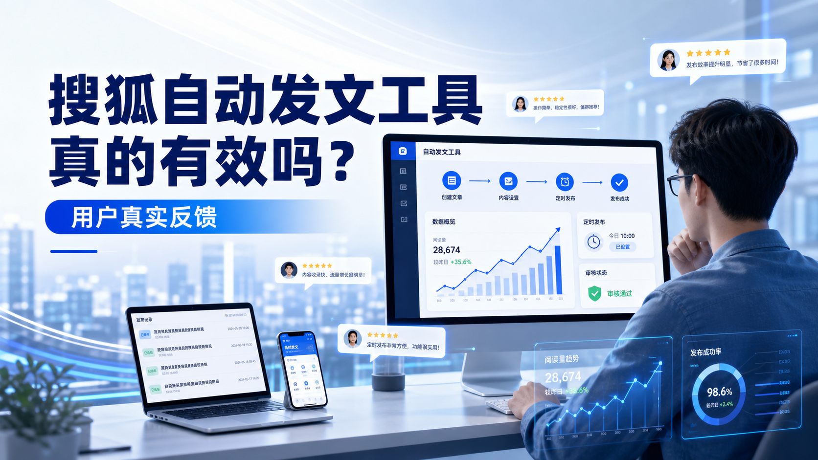 搜狐自动发文工具真的有效吗?鹤岗用户的真实反馈